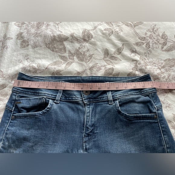 G-Star Raw Lynn Mid Super Skinny Jeans 32 Blue Stretch Streetwear Casual - Picture 12 of 14